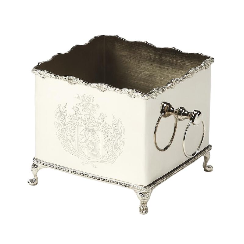 Butler Specialty Company Cascio Silver Planter, Silver