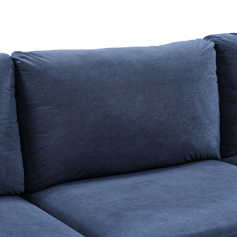 Drudjo L‑Shape Configurable Removable Cushions Sectional Sofa image number 6
