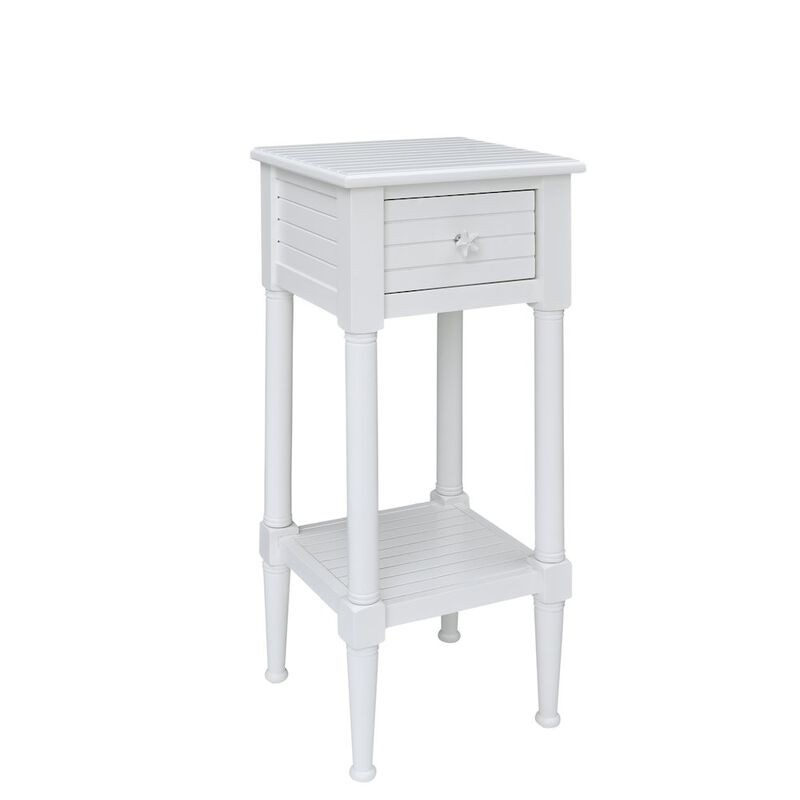 Linon Seaboard End Table White image number 8