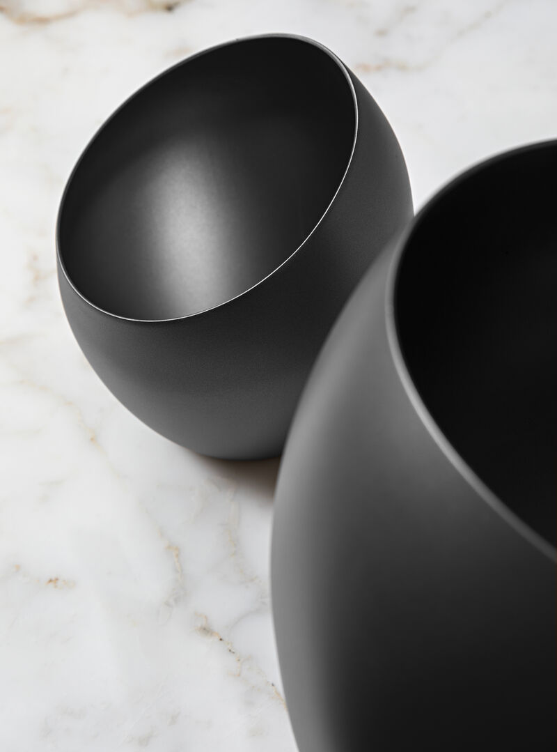 Atmosfera Wine Bucket 7.5" Diameter - Vulcan Grey