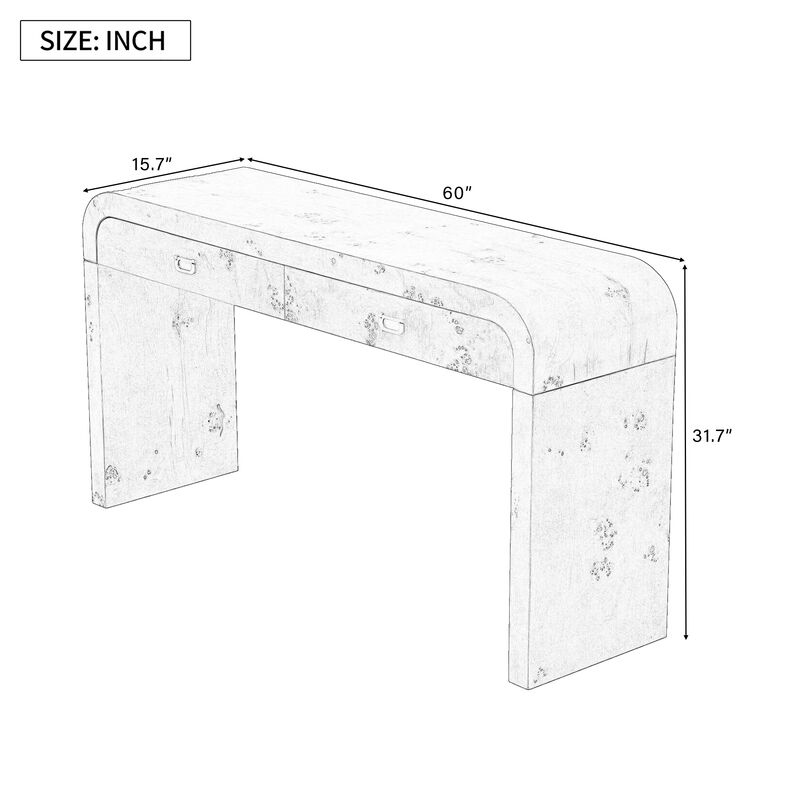 Merax U_STYLE Entryway Table