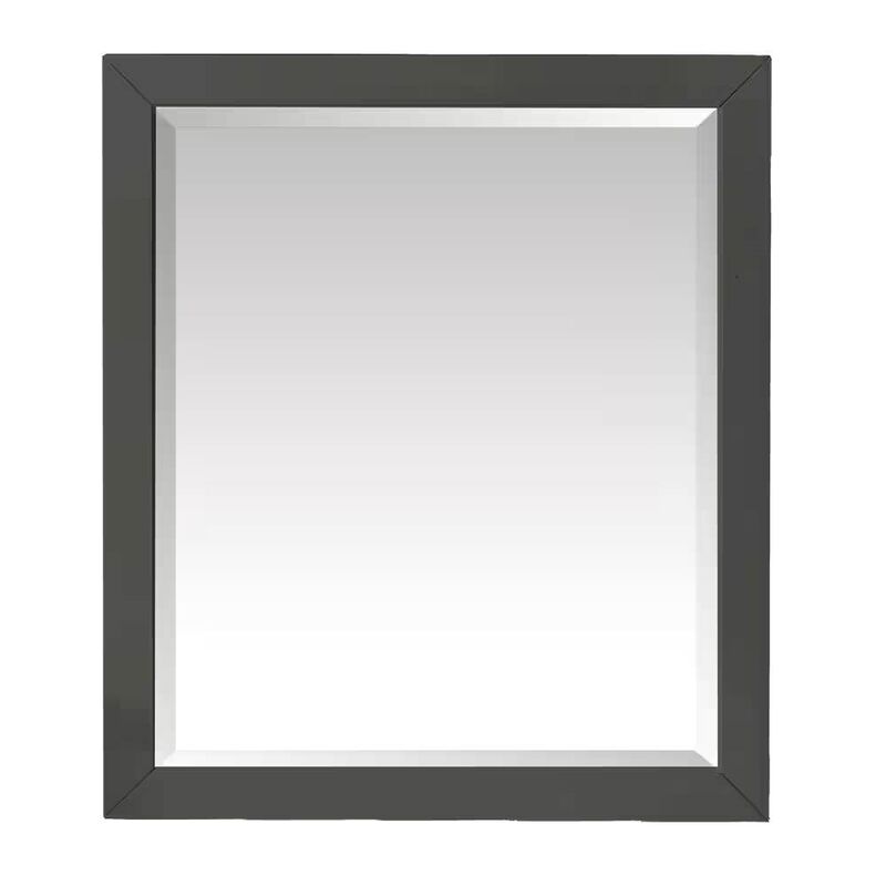 Modern Bathroom Wall Mirror with Durable Solid Wood Frame