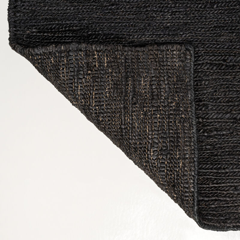 Olivier Rustic Farmhouse Wide Ticking Stripe Jute Area Rug