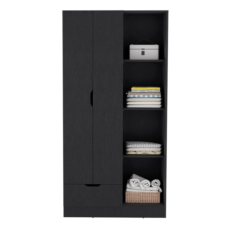 Armoire Dover, Bedroom, Black