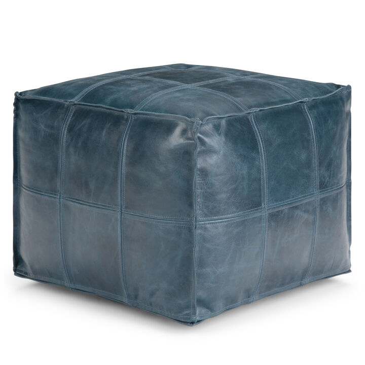 Simpli Home Manning Square Pouf