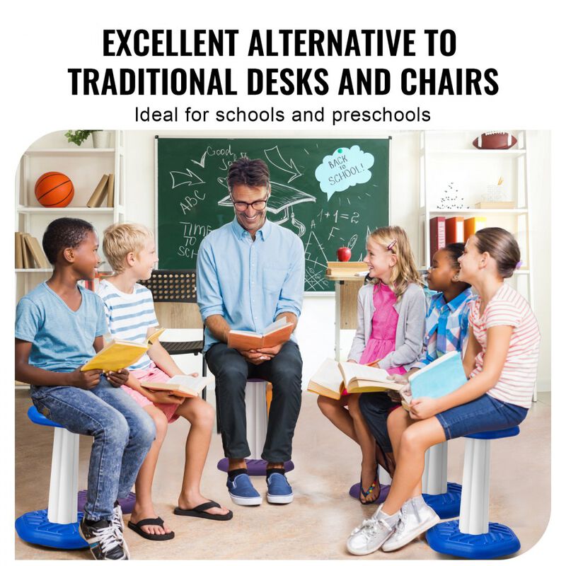 Active Wobble Chair for Kids with Cushioned Seat Improves Focus and Posture image number 6