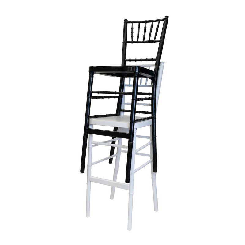 CSP Commercial Seating Products Chiavari Barstool In Clear