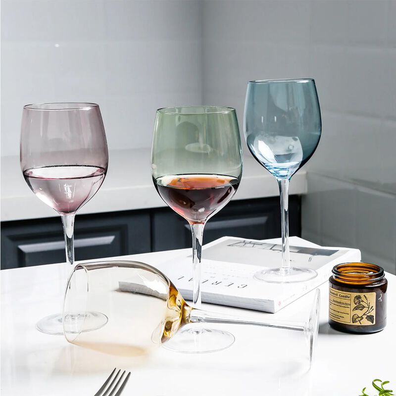 Grassi Colorful Stemmed Wine Glass (15.5 oz. set of 4)