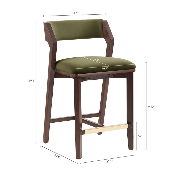 Patricia Green Counter Stools (Set of 3)
