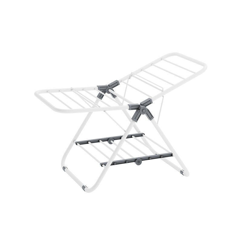 Small Foldable 2-Level Clothes Drying Rack