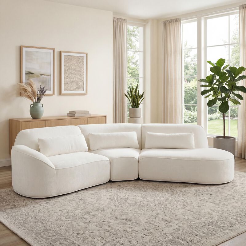 Jexfok curved Sectional Sofa image number 2