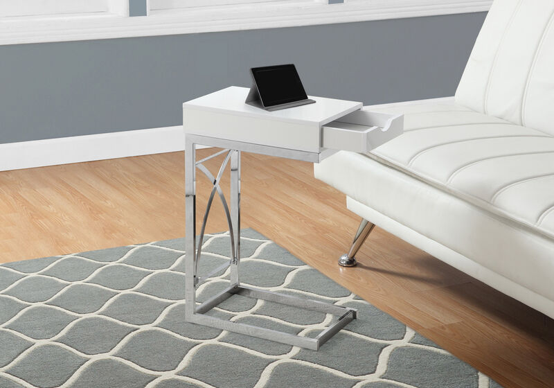 Wooden Drawer Accent Table for Bedside or Sofa Side Storage image number 1