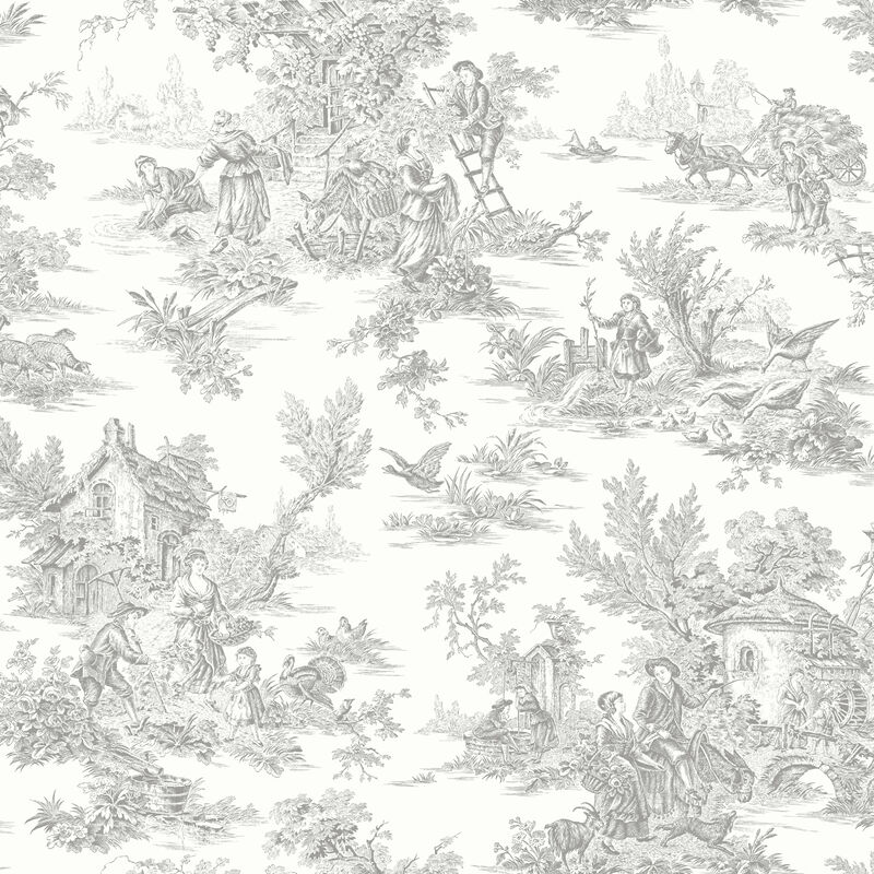 Campagne Toile Grey Wallpaper image number 0