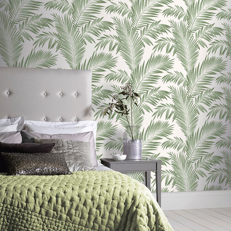 Cecil Green Tropical Wallpaper image number 1