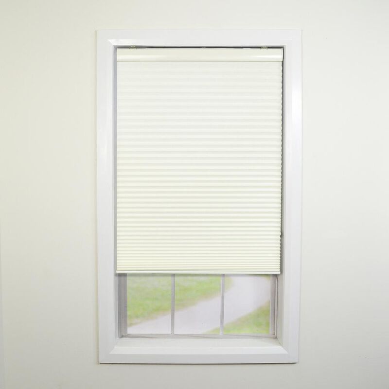 Versailles Home Fashions Cordless Honeycomb Insulating All Season Light Filtering Cellular Window Shade 30" X 72" Ivory
