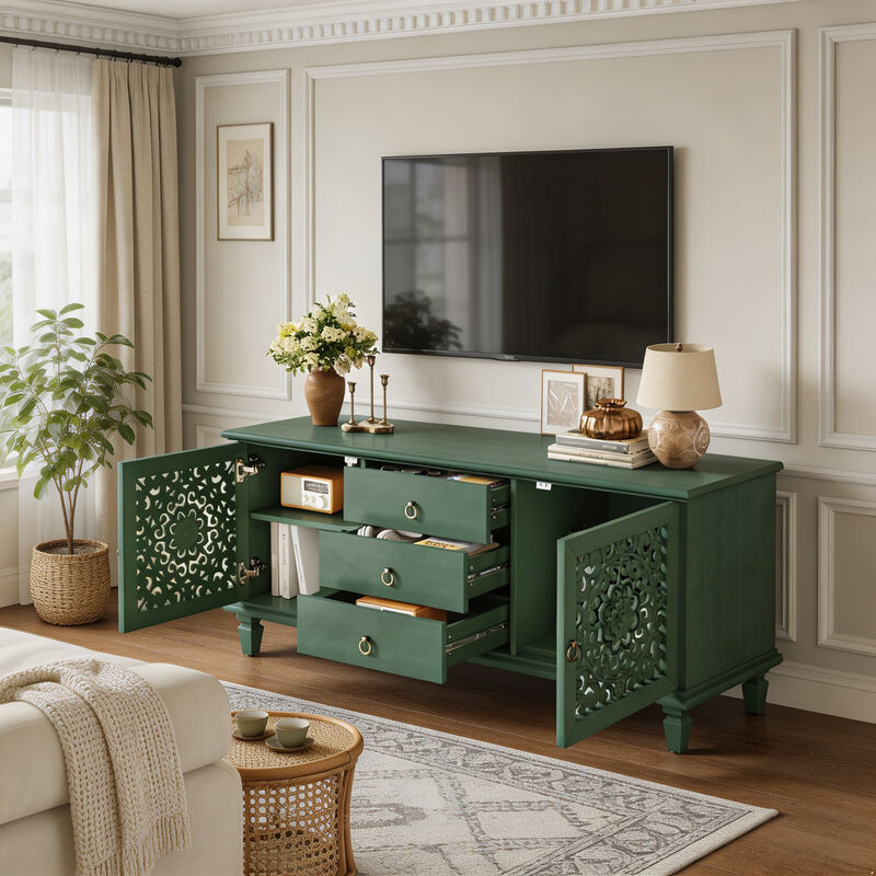 Zuggor Retro TV Stand Sideboard image number 2