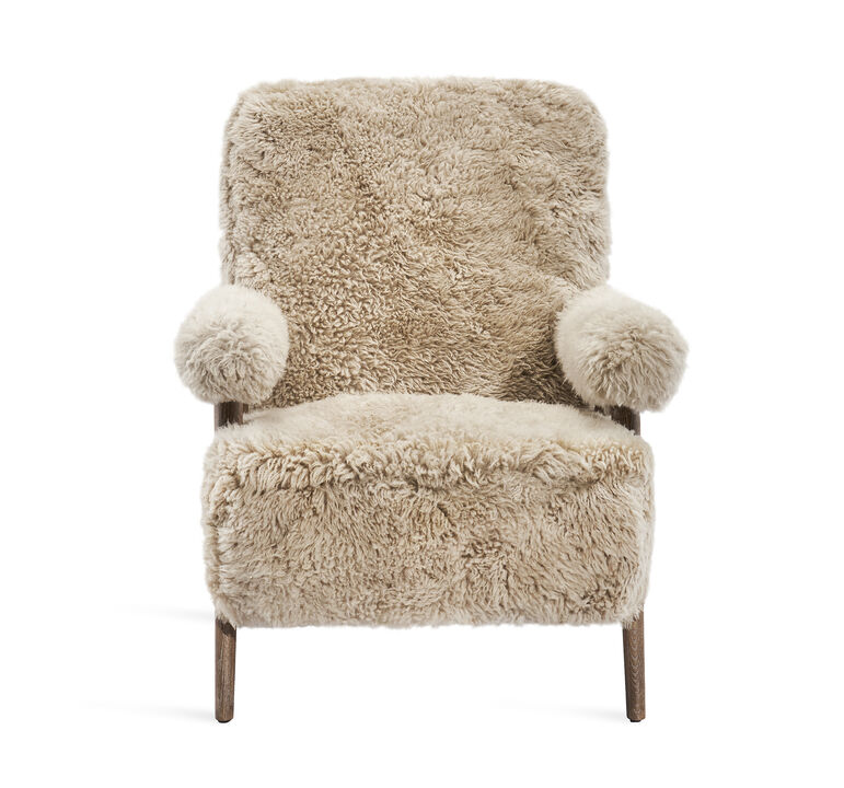 Barrett Lounge Chair - Morel Taupe