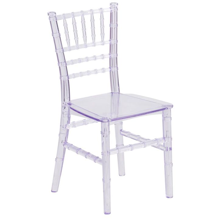Flash Furniture Child's Crystal Resin Party and Event Chiavari Chair for & Residential Use