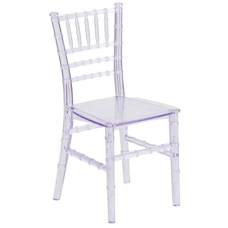 Flash Furniture Child's Crystal Resin Party and Event Chiavari Chair for & Residential Use image number 0