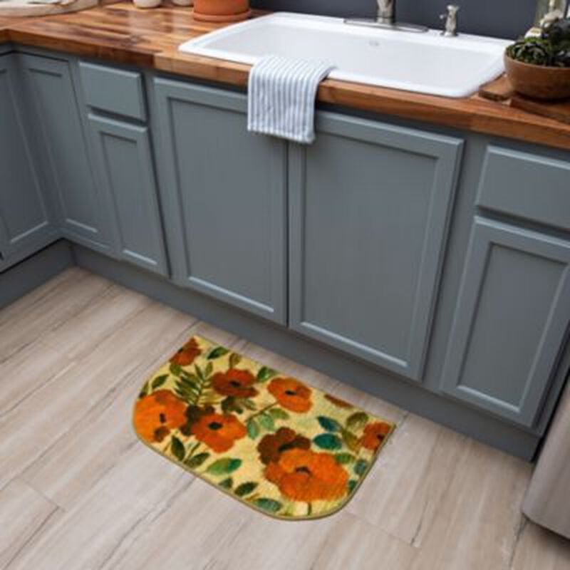 Prismatic Peaceful Garden Bath and Kitchen Mat Collection