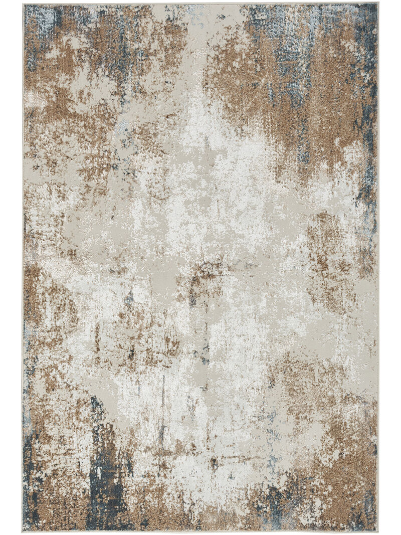 Glitz GLZ06 Taupe/Multicolor 3'11" x 5'11" Rug