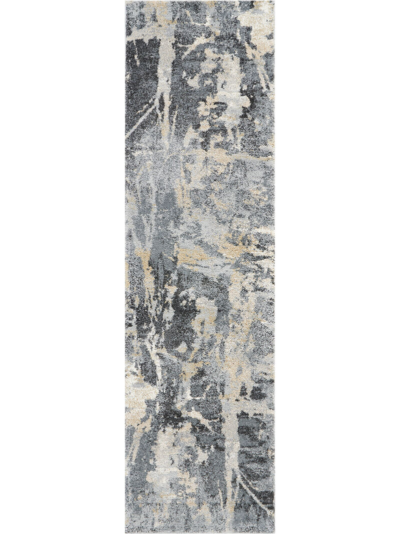 Fusion FSS10 Gray 2'2" x 7'6" Rug