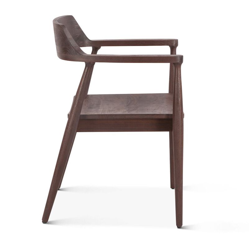 World Interiors Oxford Dining Chair with Walnut Finish