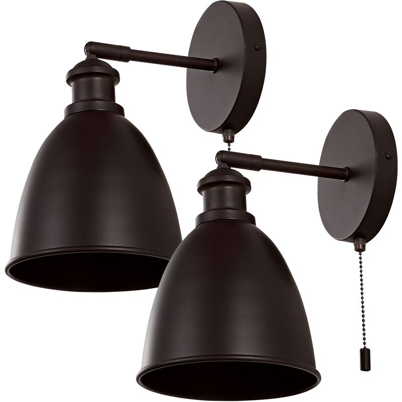 Hudson Farmhouse Bohemian Iron LED Sconce (Set of 2)
