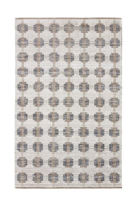 Muted Mosaic Zorina Gray 8'6" x 11'6" Rug