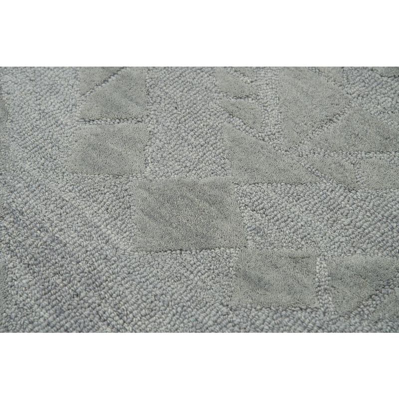 Hand Tufted Cut & Loop Pile Wool Rug, 8' x 10'