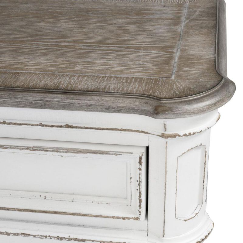 Liberty Furniture Solid Wood Buffet Cabinet with Storage, Sideboard for Dining Room, White image number 5