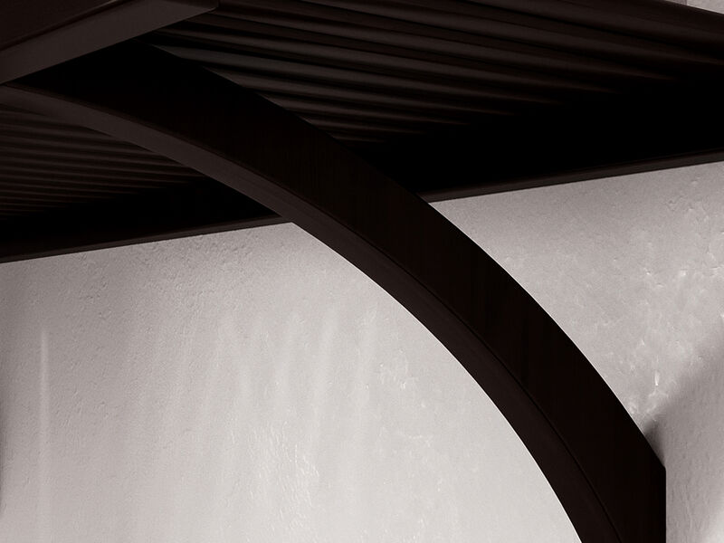 Solid Wood Walk-In Closet Organizer with 2  Drawers and Glass Doors