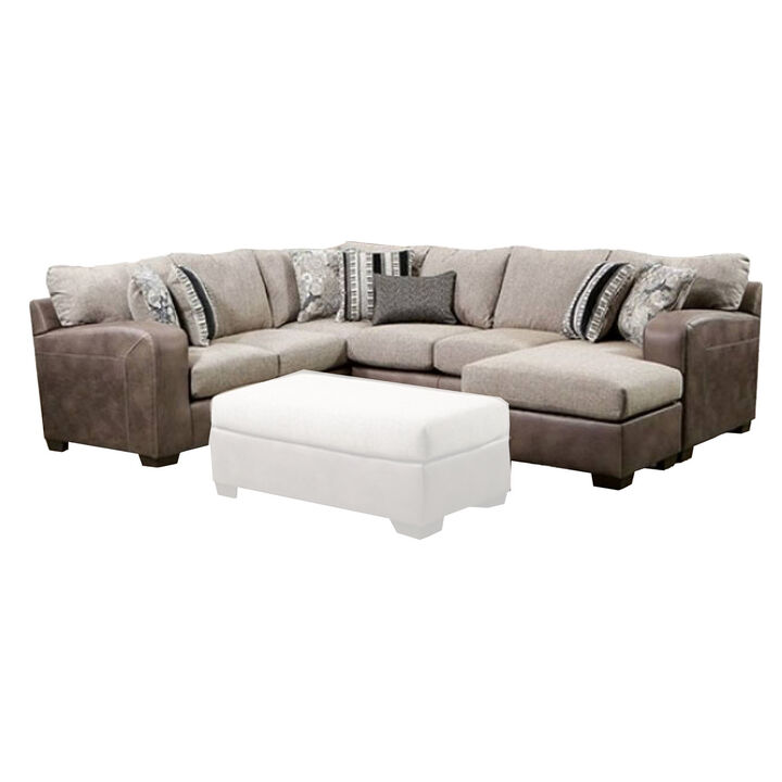 Lila Sectional Sofa Microfiber