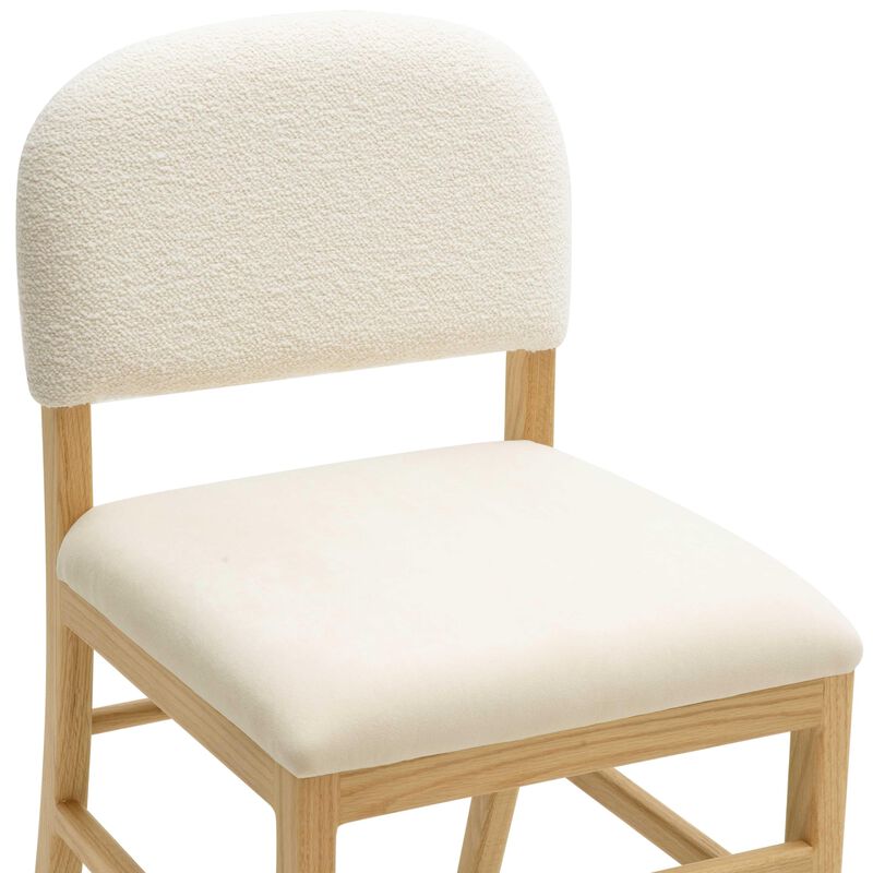 Calla Cognac Performance Velvet Dining Chair image number 5