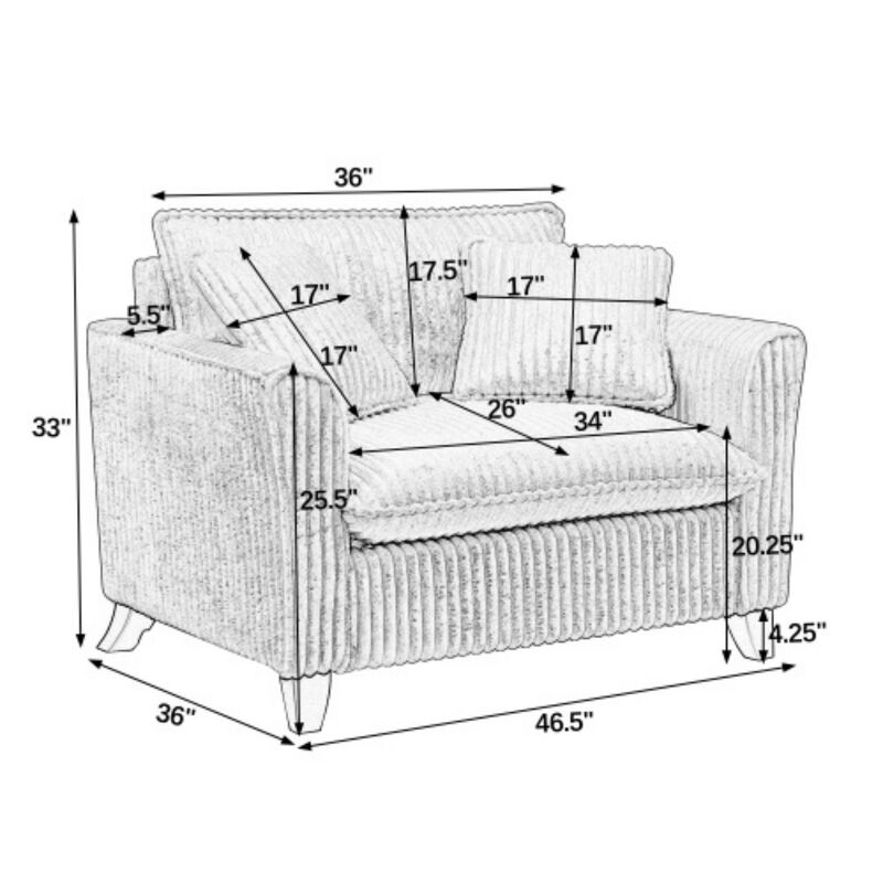 Shrixt Lazy sofa chair image number 9