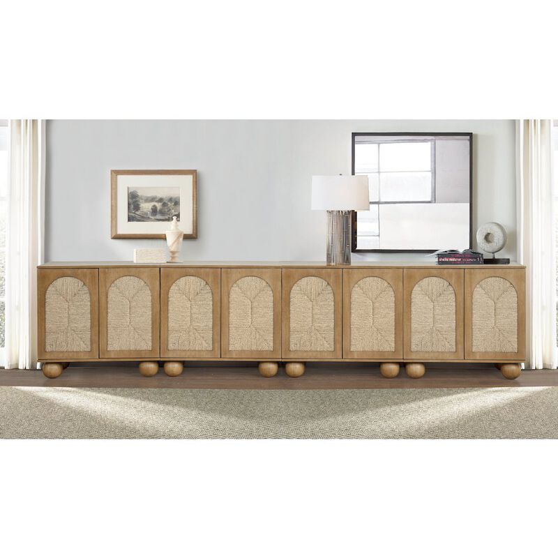 Cyrus 31" Wide 2-Door Accent Cabinet Natural Wood Finish image number 9
