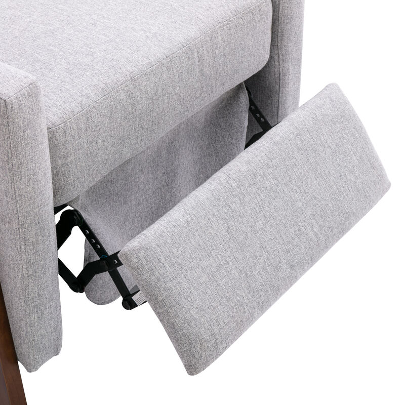Merax Wooden Frame Soft Cushion Chair Adjustable Recliner