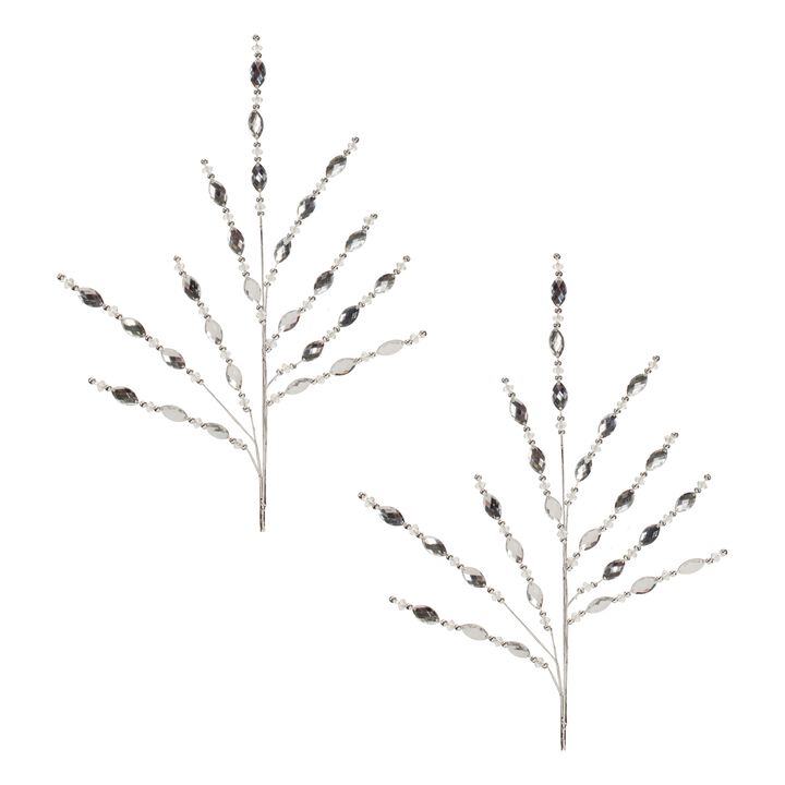 Jewel Spray Set of 2 for Christmas Wreaths, Garlands, or Floral Styling