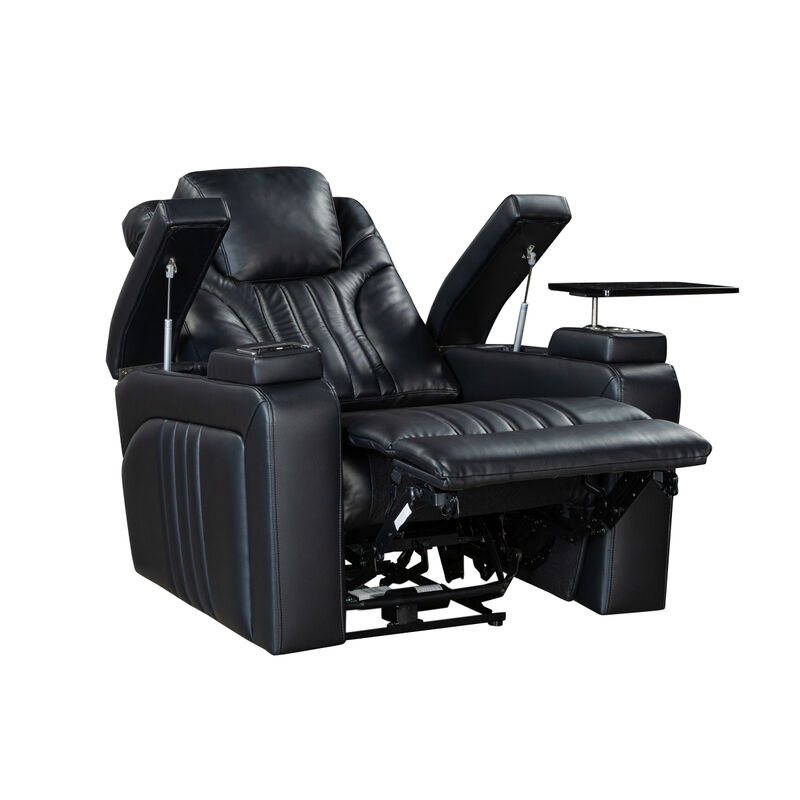 Streamdale Power Recliner with Adjustable Headrest and Charging Options