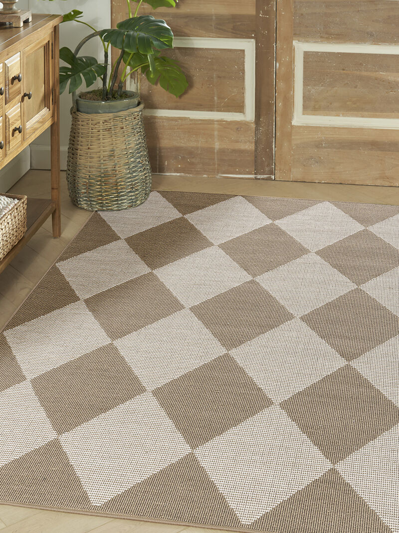 Washable Modern Jute MDJ01 Natural/Ivory 3'11" x 5'11" Rug