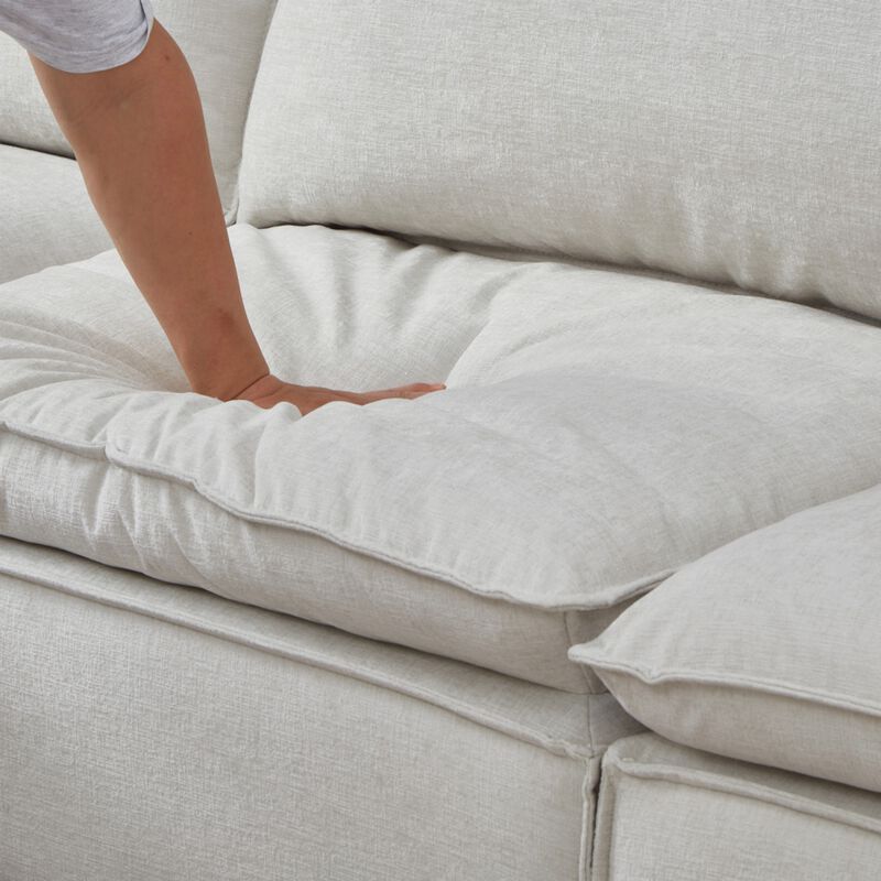 Medsmi Modular L-Shaped Sectional Sofa image number 5