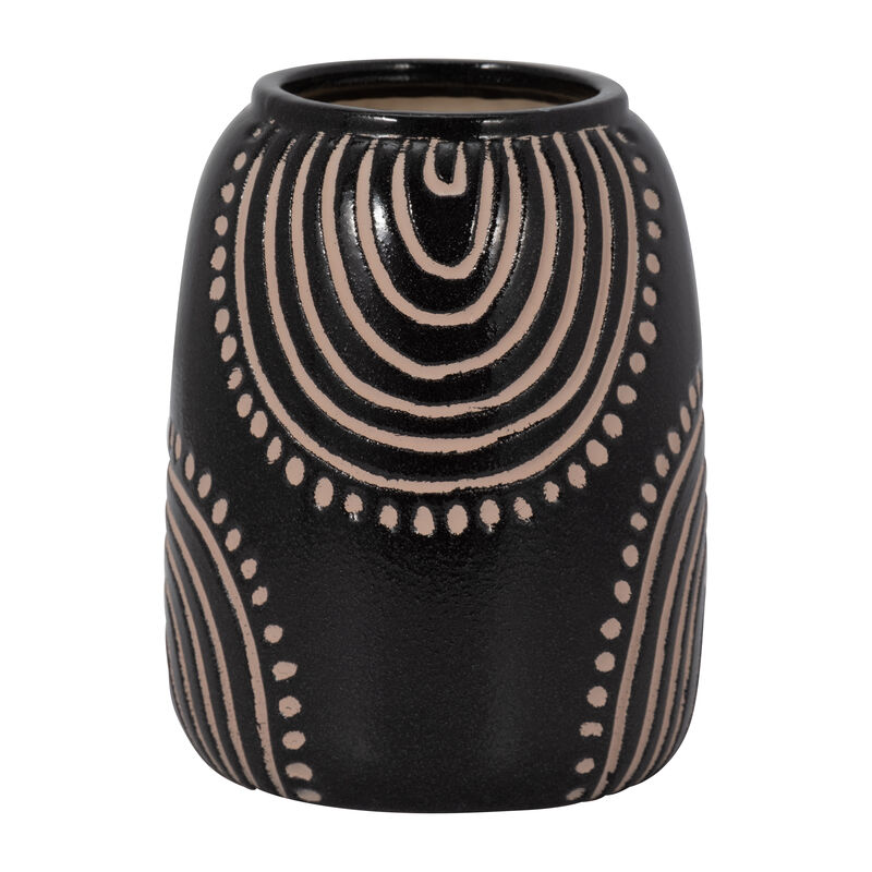 9" Tribal Arch Vase image number 0