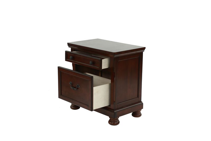 Streamdale Nightstand In Antique Cherry