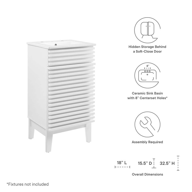 Render 18" Bathroom Vanity Cabinet image number 6