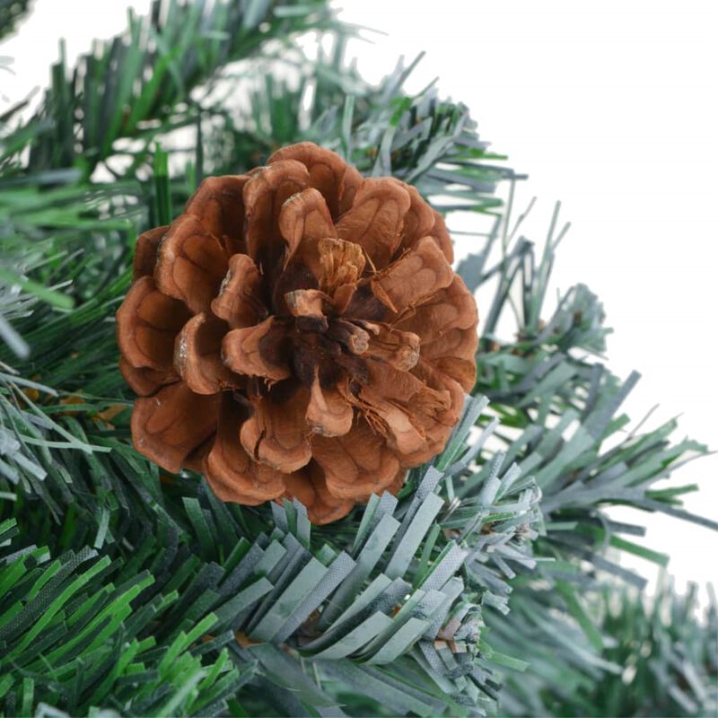 vidaXL Artificial Christmas Tree with Pinecones 70.9"