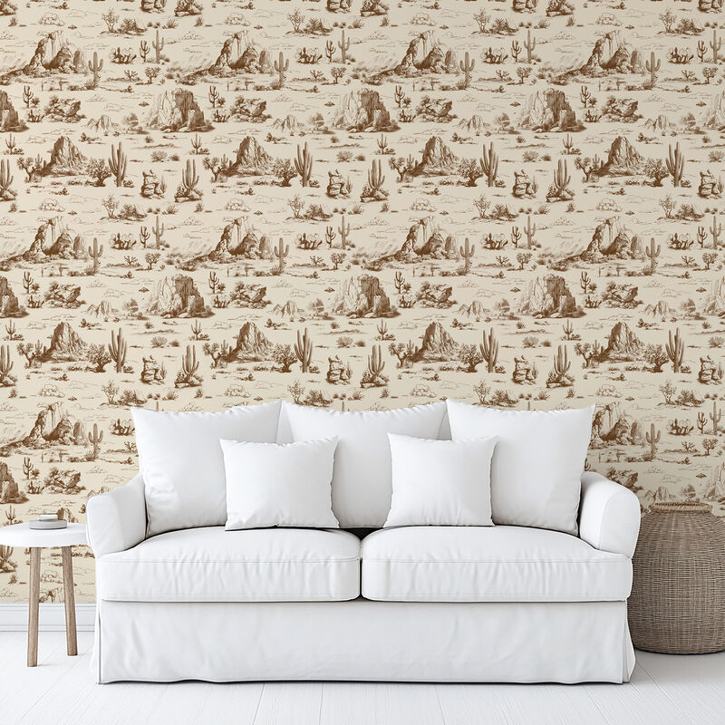 Area 51 Novelty Toile Peel and Stick Wallpaper image number 3