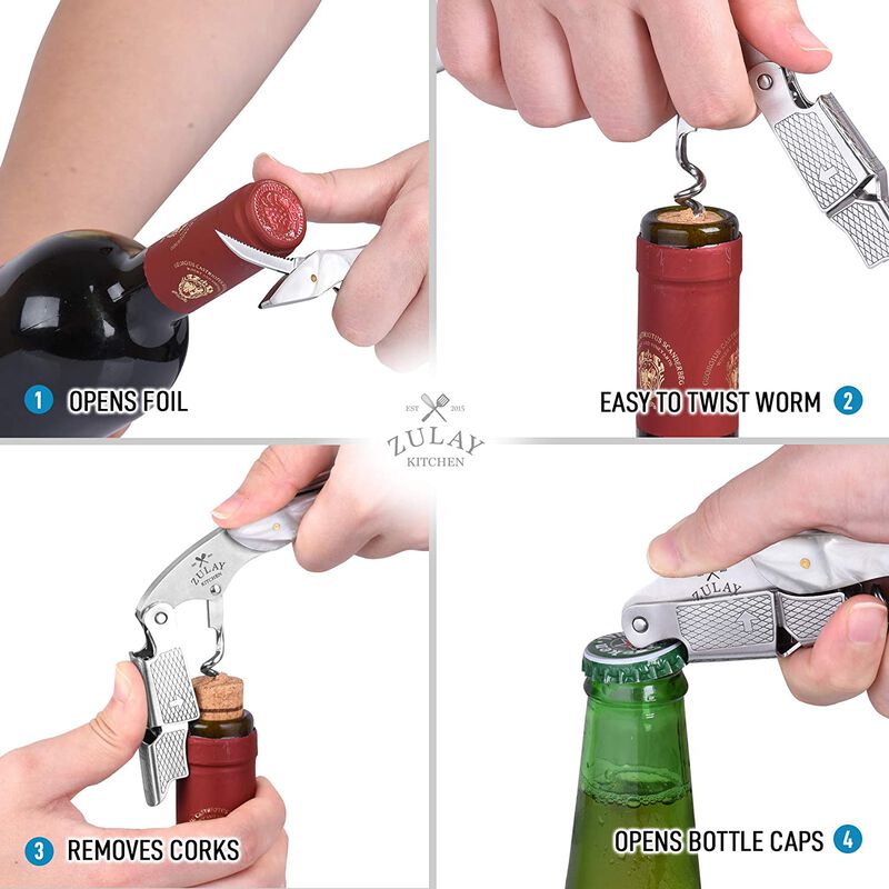 Professional Waiter’s Corkscrew Bottle Opener