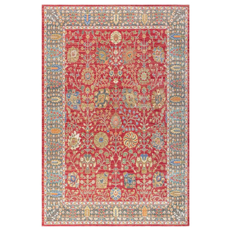 India Flower and Vine Area Rug