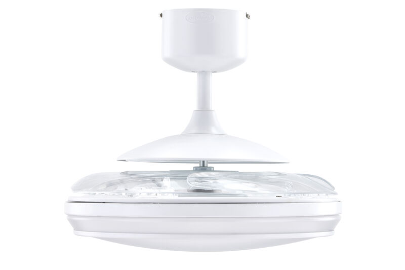 Fanaway Evo1 48" Retractable Blade Ceiling Fan with Light and Remote, Color Adjustable LED Fandelier Ceiling Fan, Patented Design Technology, Stronger Thicker Blades image number 4