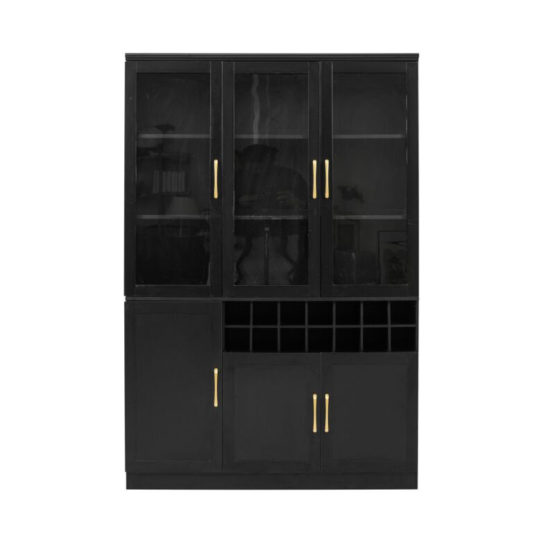 Fedcud Tall Wine Bar Cabinet image number 0